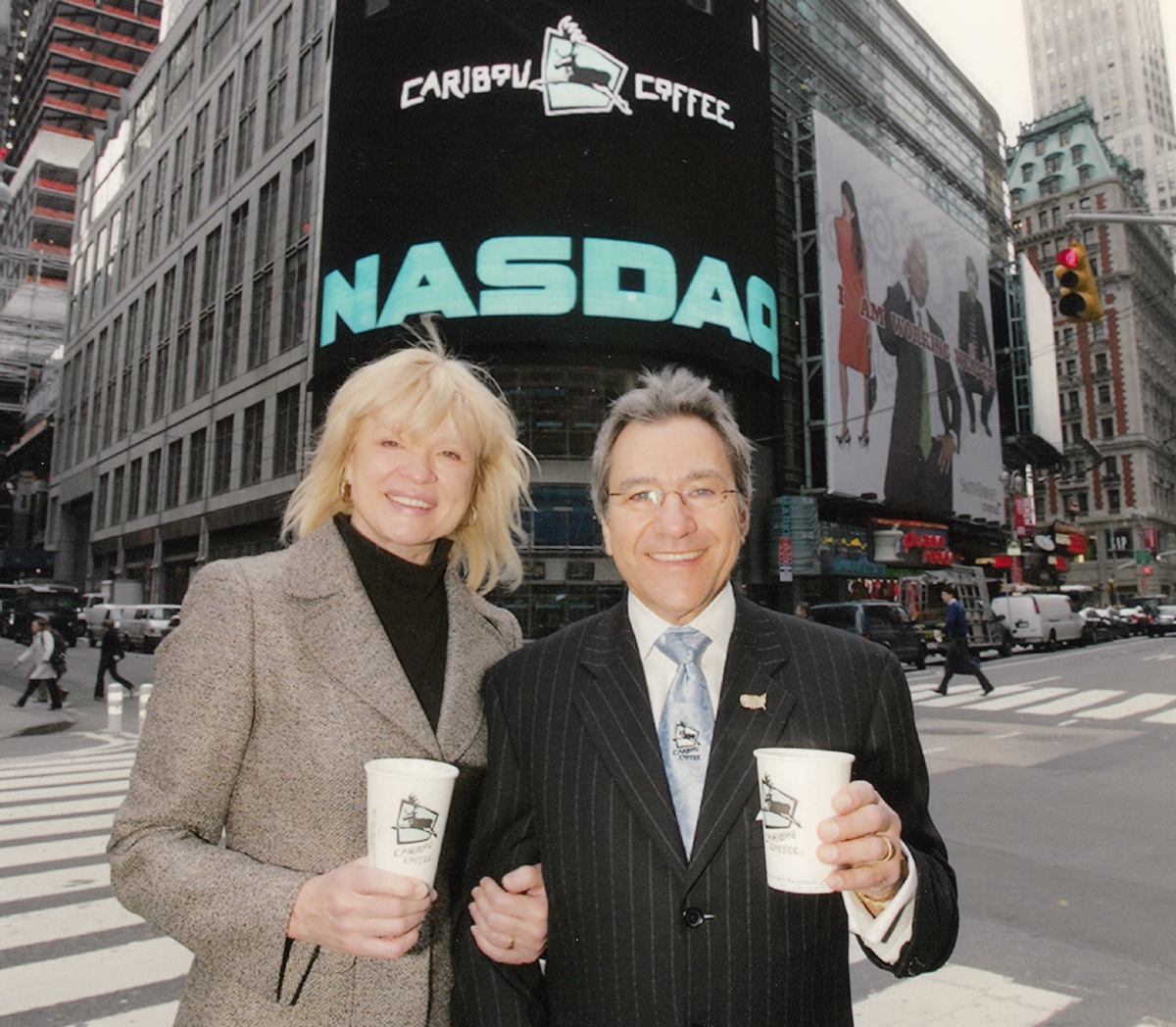 Donna and Michael Coles when Michael opened NASDAQ in 2007